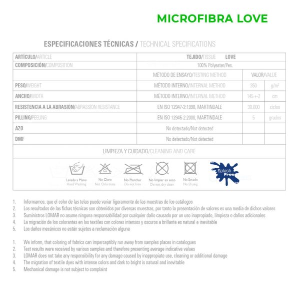 Tapizado MICROFIBRA LOVE - Imagen 3